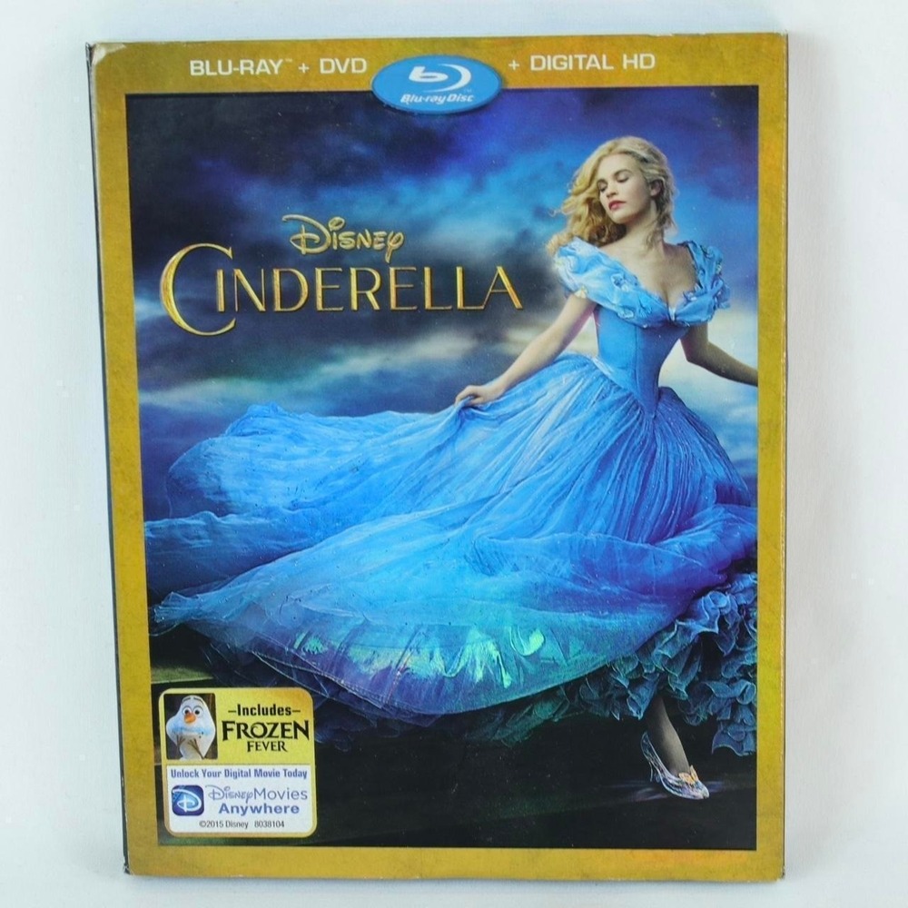Cinderella (2015) Blu-Ray DVD Movie